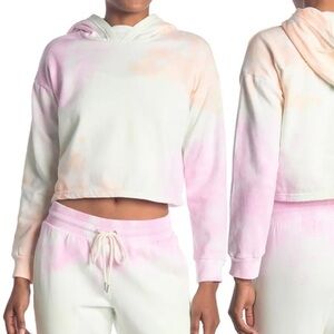 NWT!! 90 Degree Cropped Tie Dye Hoodie